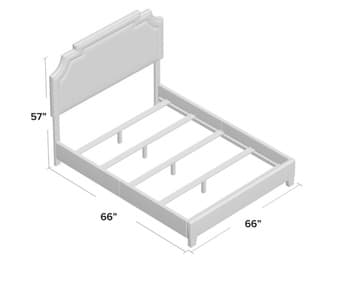 Queen bed frame 3