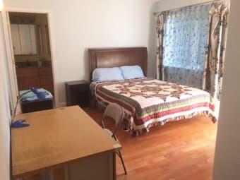 master bedroom with bathroom, private entrance in Palo Alto 3