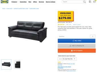 IKEA knislinge sofa 1
