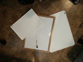 3 Small White boards 1