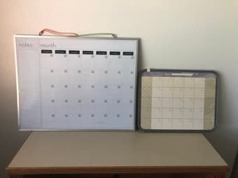 Whiteboard calendars 1