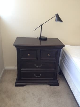 like-new dresser, futon, dinette 3