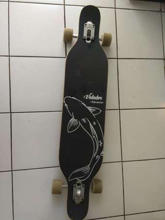 longboard complete cruiser and JBM international adult guards 1