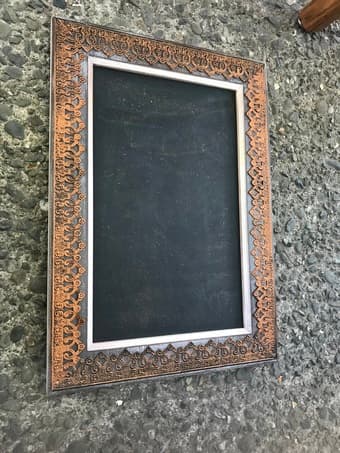 Frame with  chalk board 1