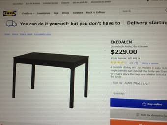 Moving Sale:  IKEA EKEDALEN dining sets 2