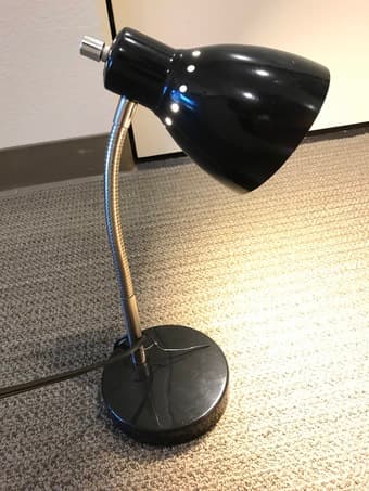 Floor lamp and table lamp ($5 each) 2