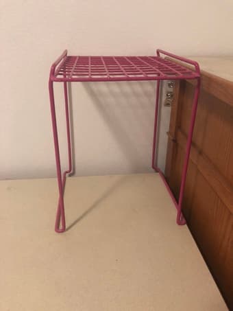 Wire desk shelf 1