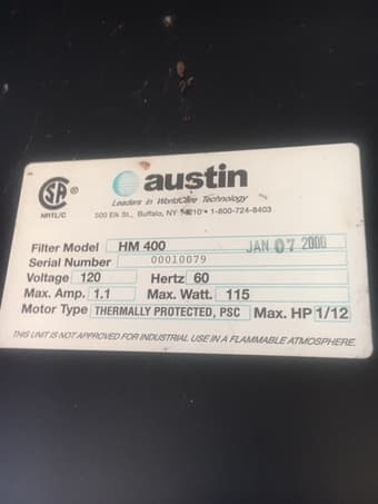 Austin Dehumidifier 1