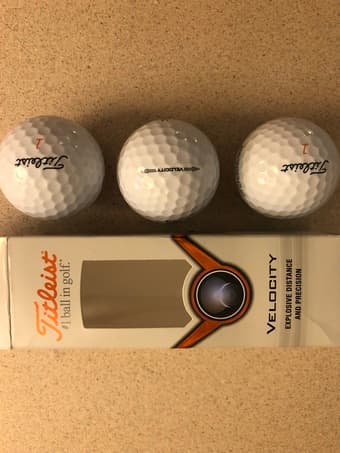 Titleist Velocity and Nike PowerDistance Stanford Golf Balls 3-Packs 1