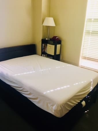 Full Size Brentwood Home Bamboo Gel 9 Memory Foam Mattress + Protector 1