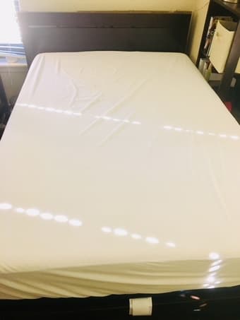 Full Size Brentwood Home Bamboo Gel 9 Memory Foam Mattress + Protector 2