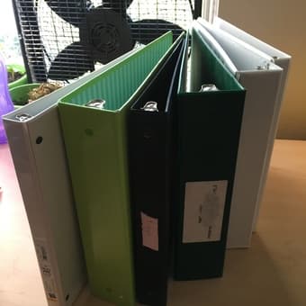 Binders x 6 1