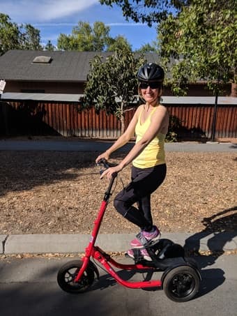 Me-Mover: Outdoor step-driven machine on wheels 1