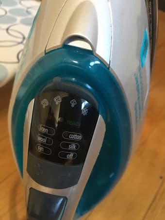 IRON + ironing board min: Sunbeam turbo steam master professional iron 1