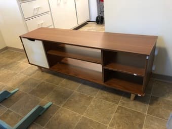 Wrought Studio Horologium Shelf Storage Multi Function 47'' TV Stand 1