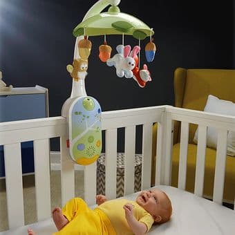 Kid items - crib, mobile projector, activity/learning center 3