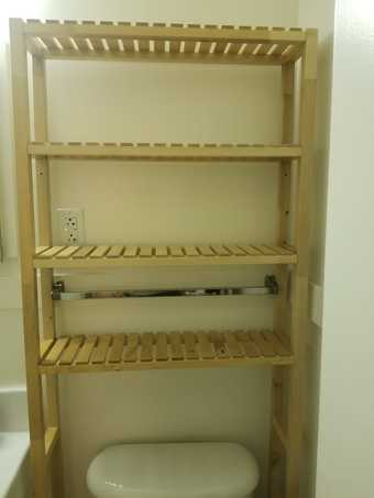 Shelves for bathroom - Great for Dorms 1