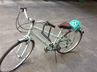 almost new bike for sale lock and helmet included 1