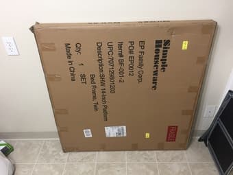 New twin size bad frame from Amazon 1