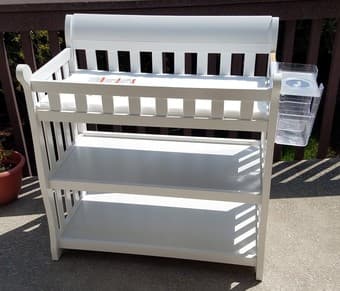 Baby diaper change table with diaper box 1