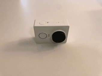 Yi action camera, F2.8 lens, DFOV 155 deg, Sony 16M pixels CMOS 2
