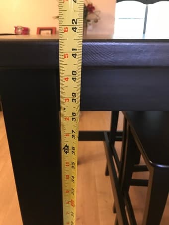 IKEA STORNAS Bar Table and INGOLF Bar Stool with Backrest 3