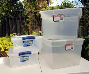 Sterilite Storage Boxes 1