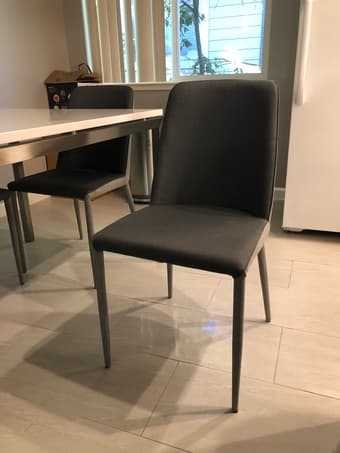 LIKE NEW dining table ($449) + 4x Dining Chairs (4x$89) 3