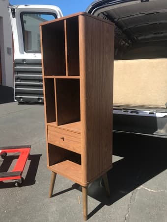 Mid century modern bookshelf 2