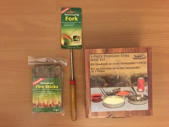 Camping cooking gear 1