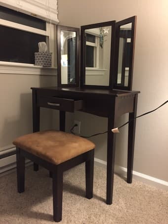 Wooden Dressing Table - like new 2