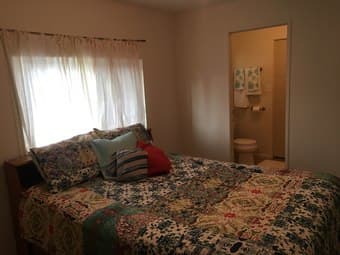 furnished bedroom with private bath, walking distance to Google 2