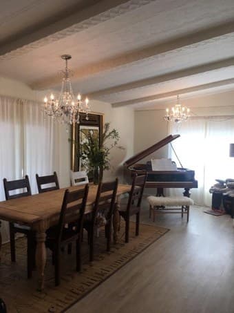 furnished bedroom with private bath, walking distance to Google 3