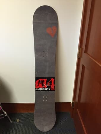 Selling never used snowboard, 158 cm 1