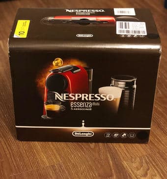 BRAND NEW Nespresso Essenza and Aerocino3 bundle 1