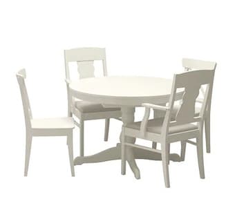 IKEA Ingatorp Table and 4 Ingolf Chairs 1