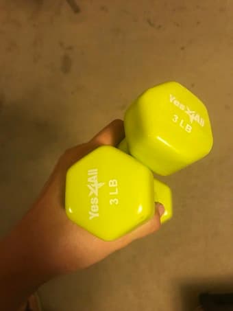 Yes4All Deluxe Vinyl Coated Dumbbells 1