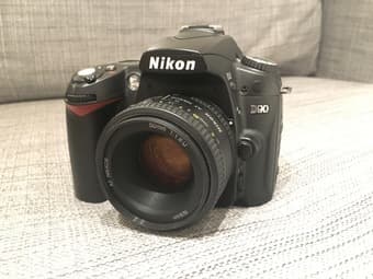 Nikon d90 with 50mm f/1.8 lens 1