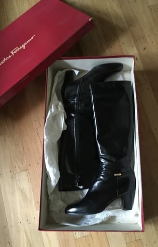 Dress Boots:  Salvatore Ferragamo, Women's size 6 2