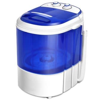 Small Mini Portable Compact Washer Washing Machine 7lbs Capacity Blue 1
