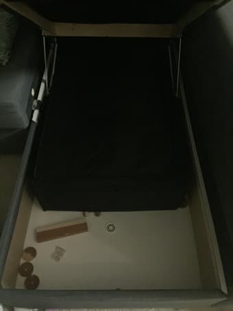 FRIHETEN Sleeper sectional,3 seat w/storage 2
