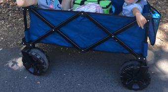 Ozark Trail All-Terrain Wagon with Oversized Wheels, Blue 2