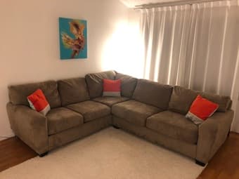 Sectional for sale - clean and comfortable - OBO 1