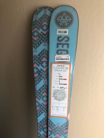 Brand New Unused 2018 Sego Cleaver 88 Skis (176 cm) 3