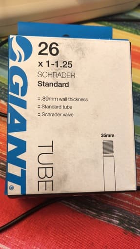 Giant bike inner tube new 1