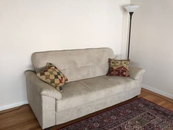 Ivory couch / sofa for sale 1