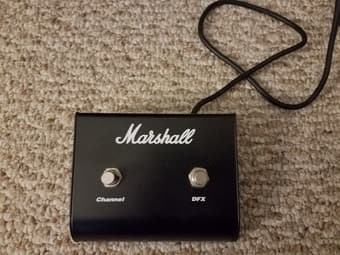 Marshall MG100HDFX 100-Watt Guitar Amp Head and Peavy speaker 3