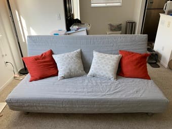 IKEA Futon with Pillows 1