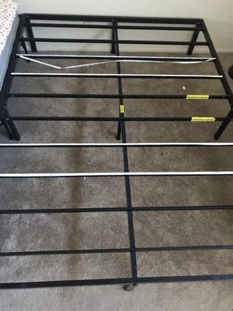 Queen size bed frame 1