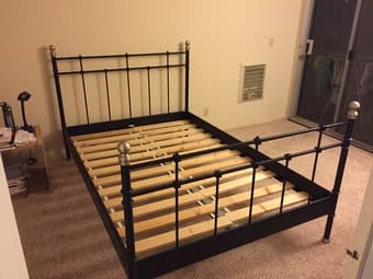 IKEA BED FRAME and MATTRESS (Double size) 1